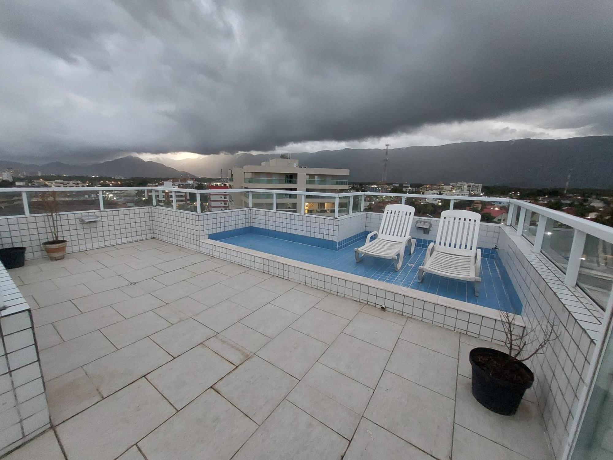 Apartamento A 50M Praia Maitinga, Wifi, Churrasqueira Na Varanda Bertioga Værelse billede