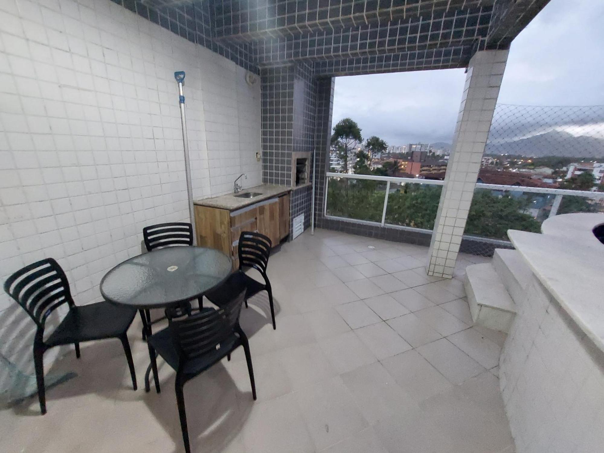 Apartamento A 50M Praia Maitinga, Wifi, Churrasqueira Na Varanda Bertioga Værelse billede